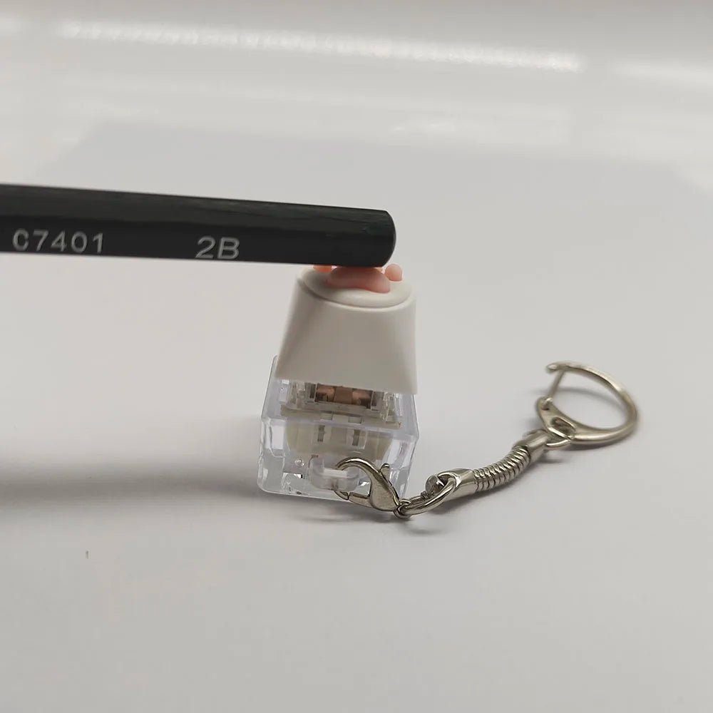 Cute Cat Claw Key Chain Key Ring Fingertip Decompression Pressure Toy Keycap Tester Back Bag Pendant Festival Couples Gift - Reinvent Yourself