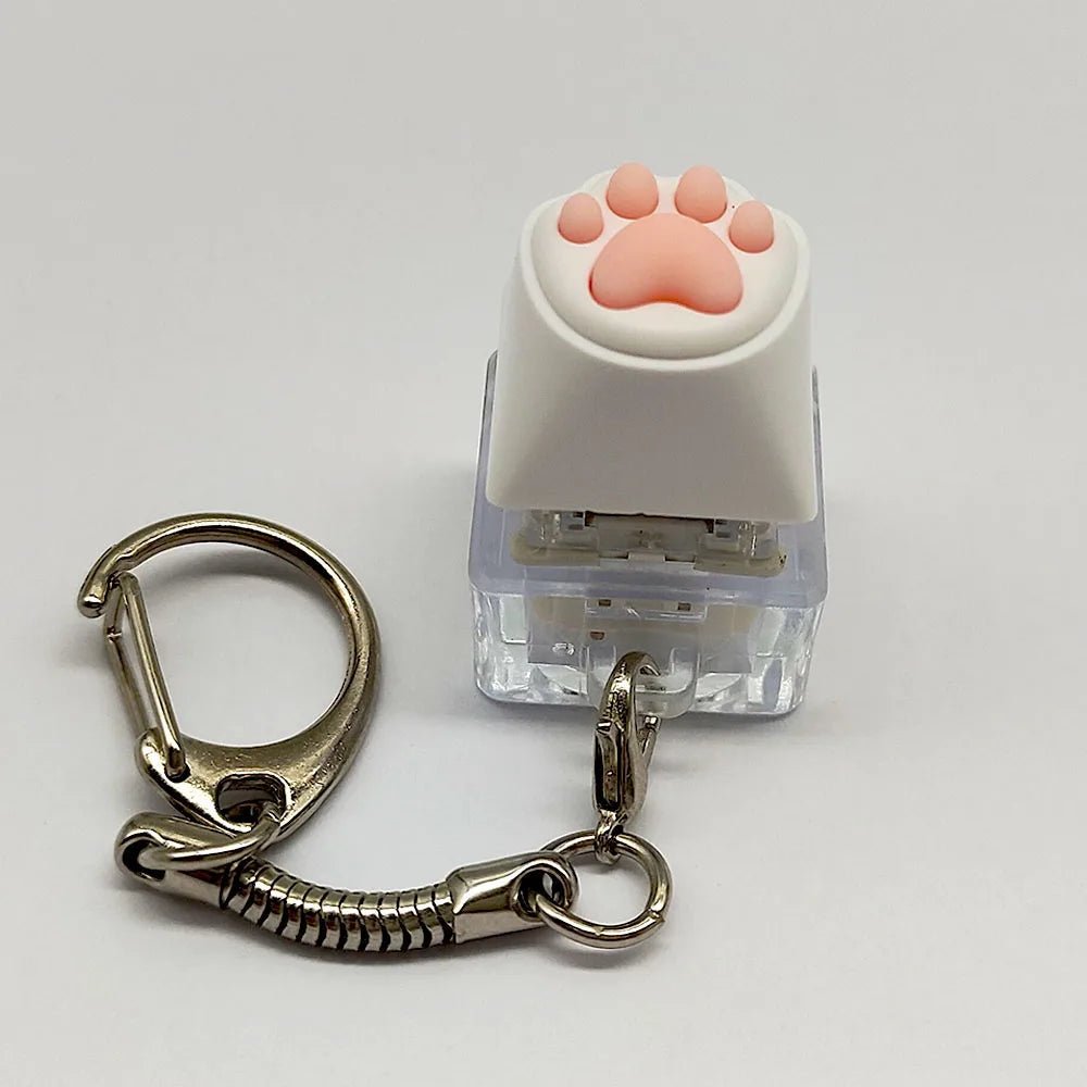 Cute Cat Claw Key Chain Key Ring Fingertip Decompression Pressure Toy Keycap Tester Back Bag Pendant Festival Couples Gift - Reinvent Yourself