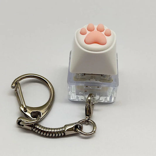 Cute Cat Claw Key Chain Key Ring Fingertip Decompression Pressure Toy Keycap Tester Back Bag Pendant Festival Couples Gift - Reinvent Yourself