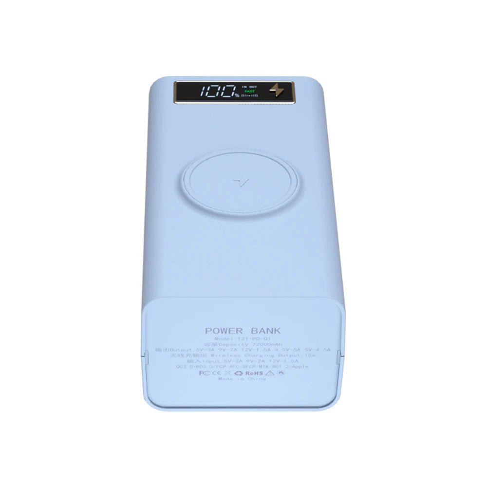 DIY Shell Case 18650 Battery Storage Box Holder USB 21*18650 Power Bank Battery Box Support Quick & Wireless Charger - Reinvent Yourself