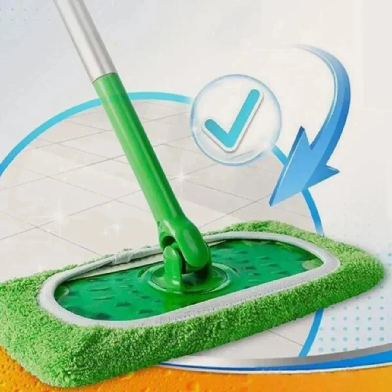 Eco-Friendly Mop Cover Set – 6-Pack Washable Flat Mop Pads for Dusting, Wet Mopping & Pet Hair Pickup, Reusable Alternative to - Reinvent Yourself