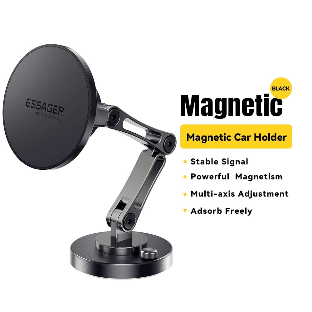 Essager Magnetic Wireless Charger Car Phone Holder 15W Fast Charging Easy Paste Mount Stand For Magsafe iPhone 15 14 13 Pro Max - Reinvent Yourself