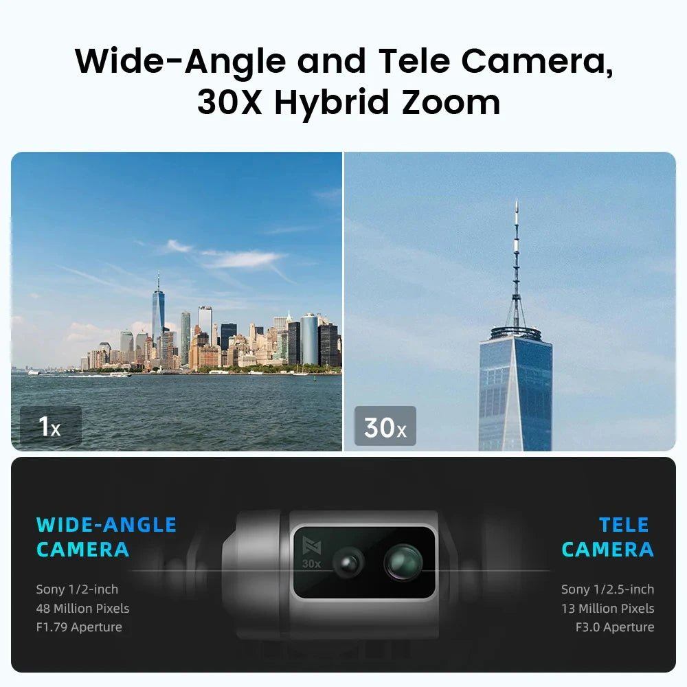 FIMI X8 TELE MAX Drone 4K Professional HDR 48MP 3-Axis Gimbal Camera Drone Professional GPS 20KM RC Quadcopter 2025 New Arrivals - Reinvent Yourself