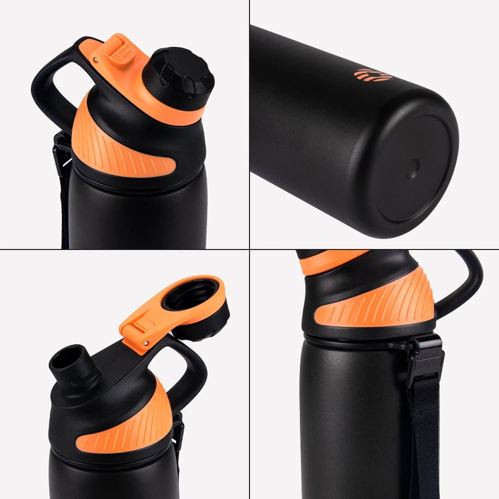 Fjbottle Thermo bottle With Magnetic Lid Outdoor Sport Stainless Steel Water Bottle Keep Cold Insulated Vacuum Flask 1000ml - Reinvent Yourself