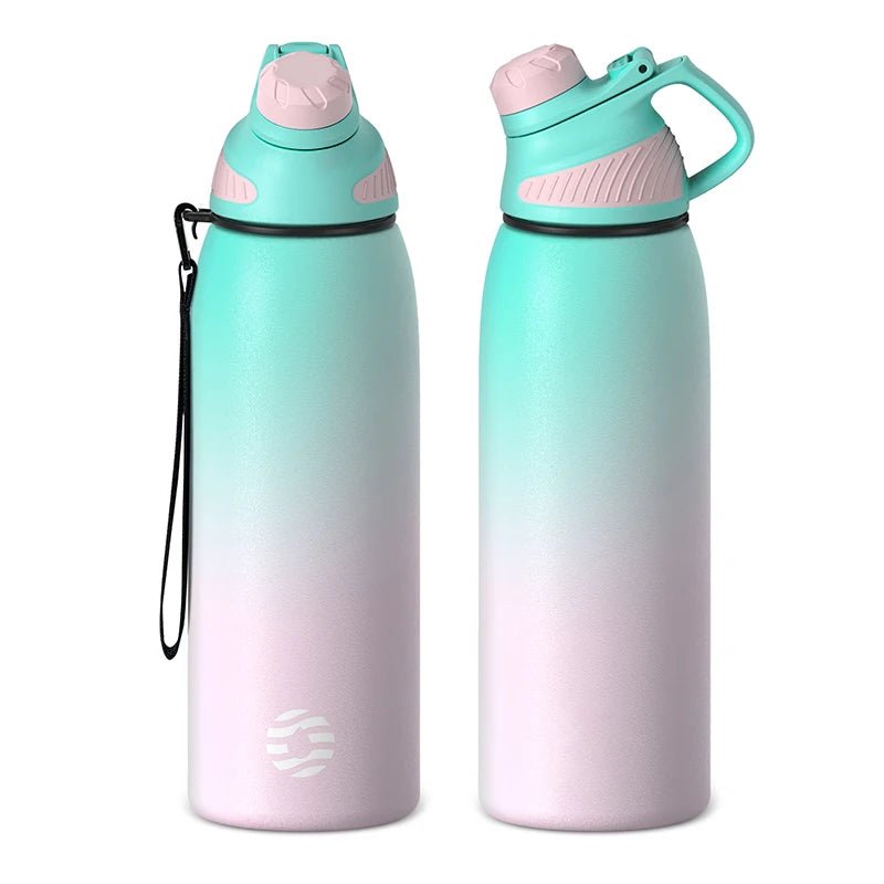 Fjbottle Thermo bottle With Magnetic Lid Outdoor Sport Stainless Steel Water Bottle Keep Cold Insulated Vacuum Flask 1000ml - Reinvent Yourself
