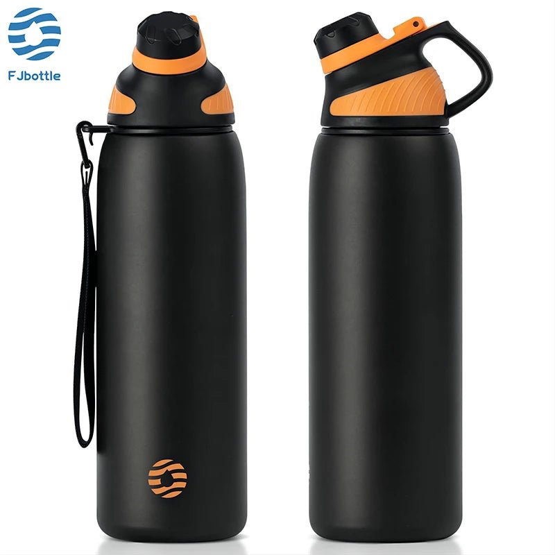 Fjbottle Thermo bottle With Magnetic Lid Outdoor Sport Stainless Steel Water Bottle Keep Cold Insulated Vacuum Flask 1000ml - Reinvent Yourself