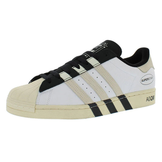 For Superstar Men's White/Black Court Sneakers GX6025 Fashion Trend Disposable Mesh Lining Solid Shoes - Reinvent Yourself