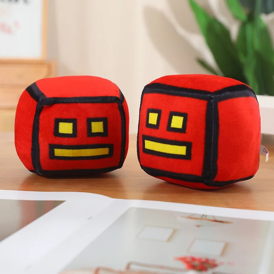 Geometry Dash Plush Toy Cute Cartoon Plushie Soft Stuffed Doll Gift For Teens - Reinvent Yourself