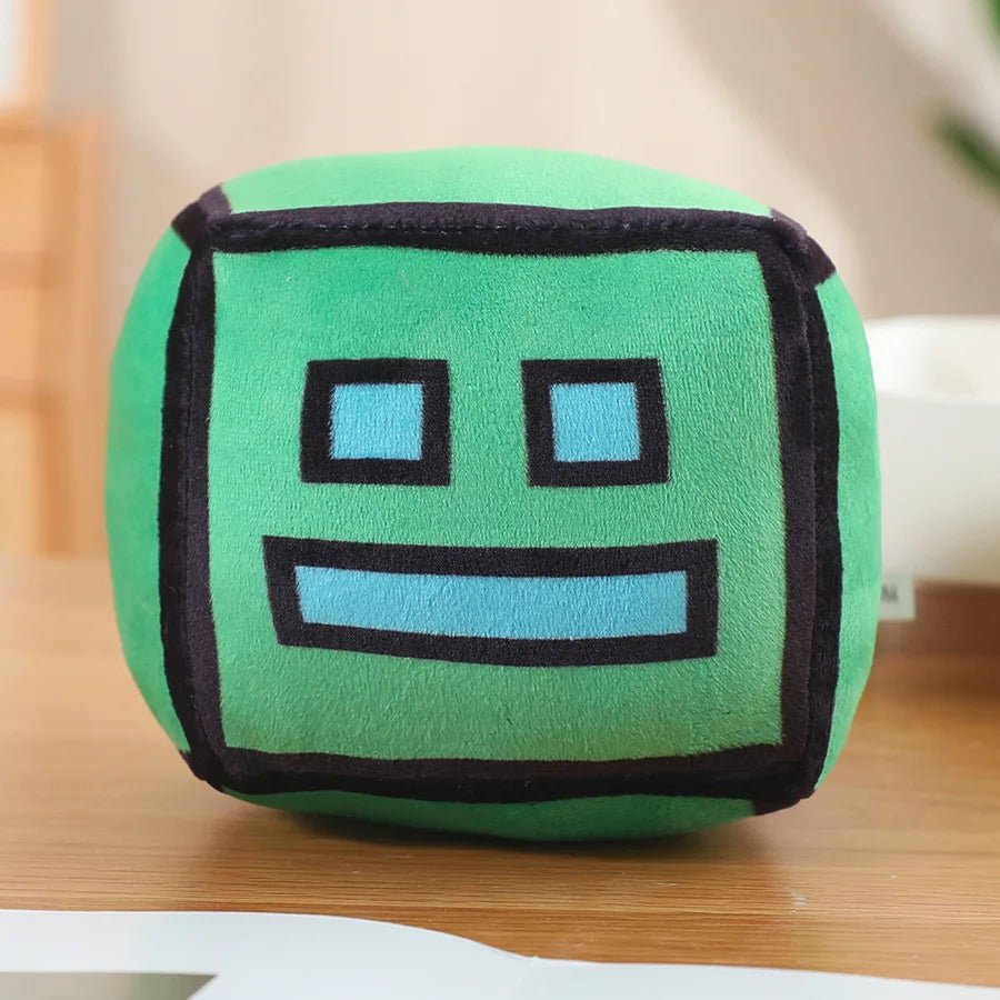 Geometry Dash Plush Toy Cute Cartoon Plushie Soft Stuffed Doll Gift For Teens - Reinvent Yourself
