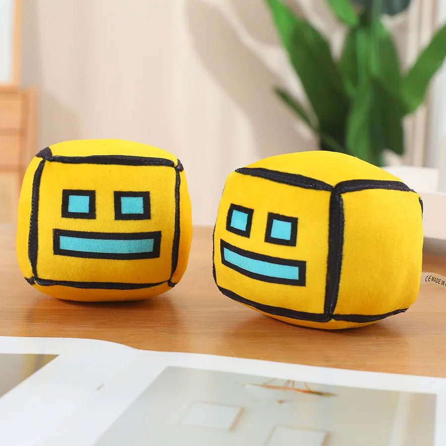 Geometry Dash Plush Toy Cute Cartoon Plushie Soft Stuffed Doll Gift For Teens - Reinvent Yourself