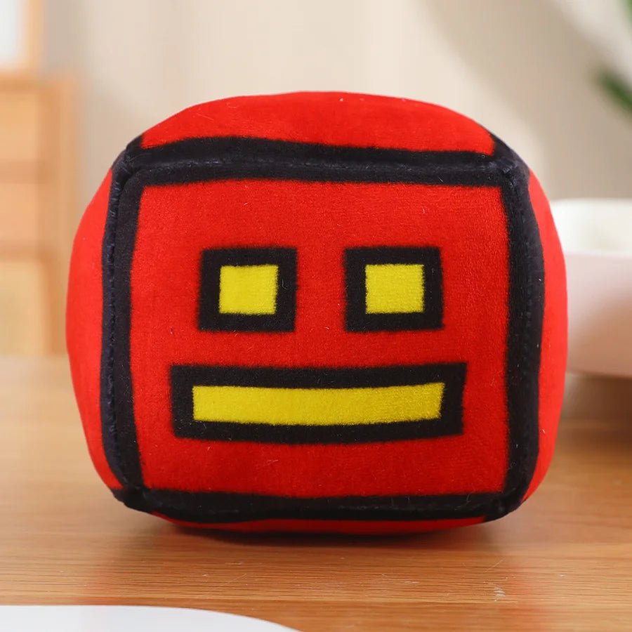 Geometry Dash Plush Toy Cute Cartoon Plushie Soft Stuffed Doll Gift For Teens - Reinvent Yourself