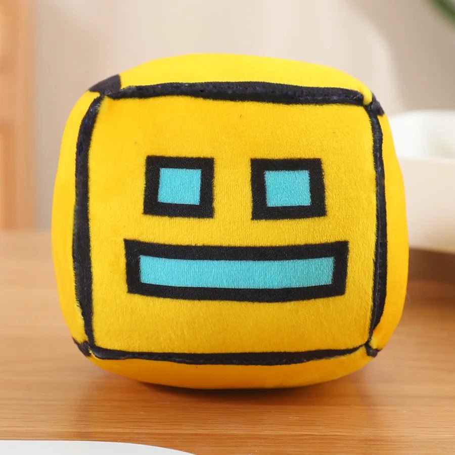 Geometry Dash Plush Toy Cute Cartoon Plushie Soft Stuffed Doll Gift For Teens - Reinvent Yourself
