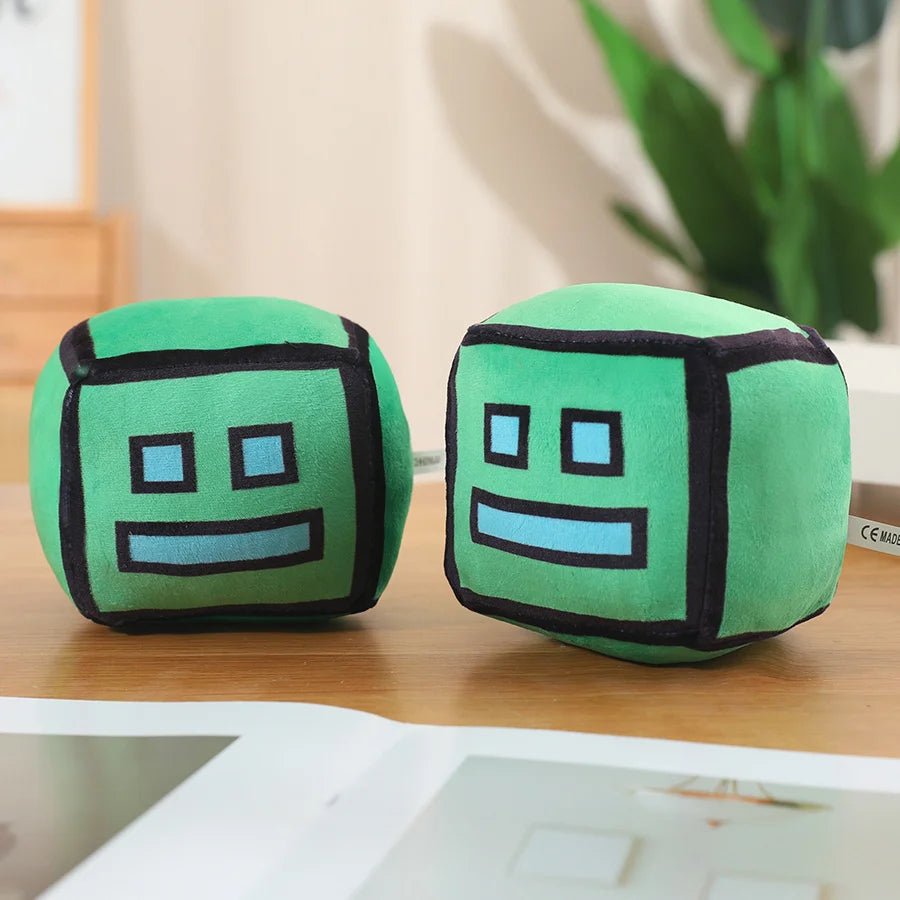 Geometry Dash Plush Toy Cute Cartoon Plushie Soft Stuffed Doll Gift For Teens - Reinvent Yourself