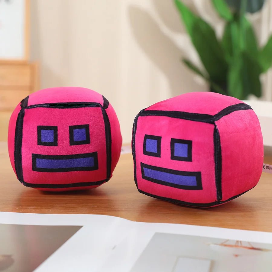 Geometry Dash Plush Toy Cute Cartoon Plushie Soft Stuffed Doll Gift For Teens - Reinvent Yourself