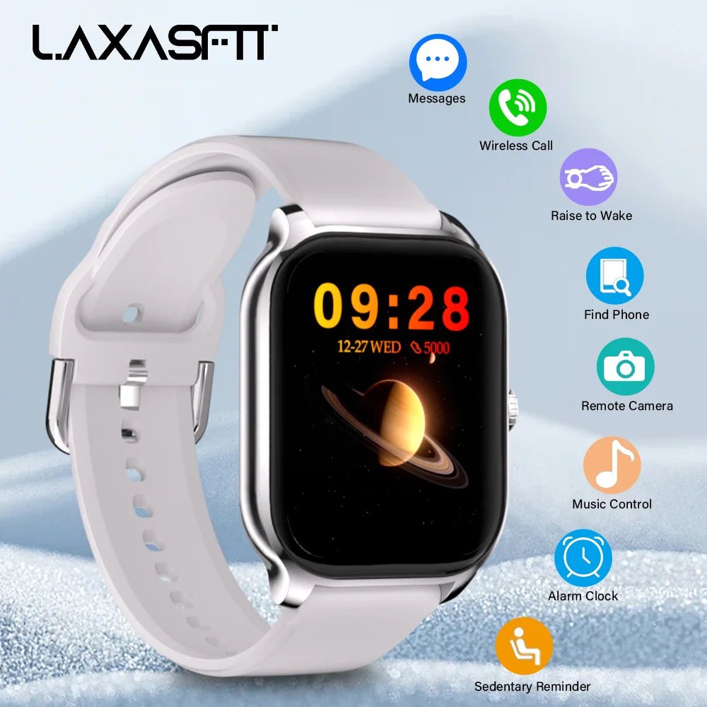 LAXASFIT H9 Smart Watch Men Women Sports Fitness Tracker 2.01 inch HD Screen Bluetooth Talking Smart Watch For Android IOS by Reinvent Yourself