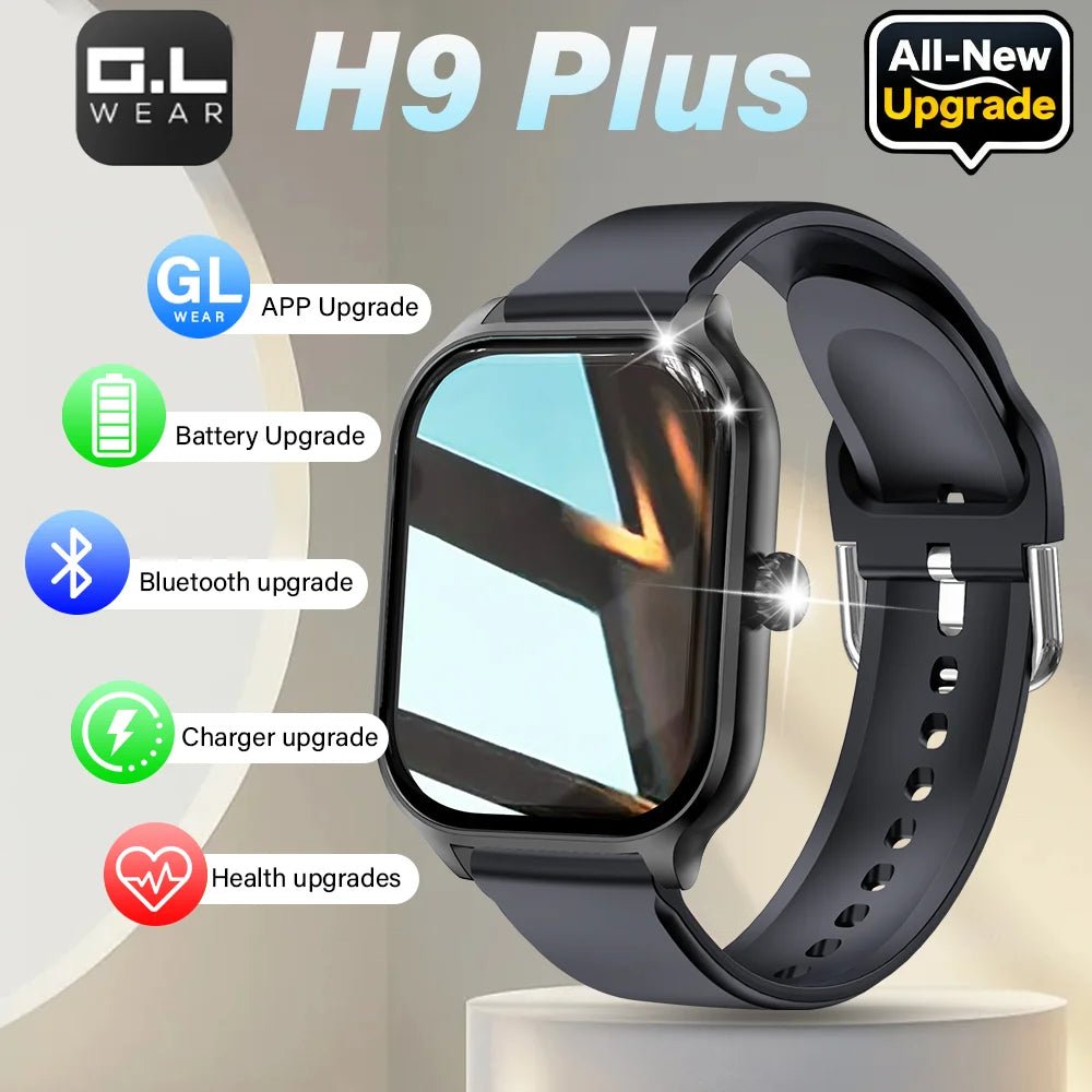LAXASFIT H9 Smart Watch Men Women Sports Fitness Tracker 2.01 inch HD Screen Bluetooth Talking Smart Watch For Android IOS by Reinvent Yourself