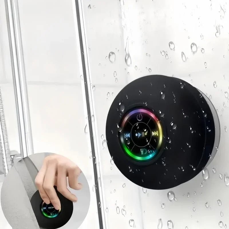 Loudspeaker Bluetooth Speaker Mini Shower Subwoofer Waterproof Handsfree With Suction Cup Mic For Bathroom Pool Beach Car Phone - Reinvent Yourself