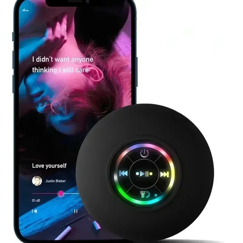 Loudspeaker Bluetooth Speaker Mini Shower Subwoofer Waterproof Handsfree With Suction Cup Mic For Bathroom Pool Beach Car Phone - Reinvent Yourself