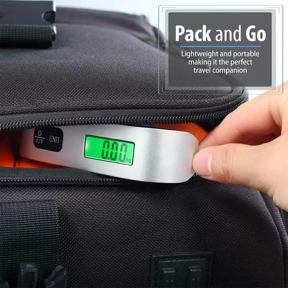 Luggage Scale 110lb 50kg Digital Handheld Portable Hanging Baggage Scale for Travel Suitcase Weight Scale by Reinvent Yourself