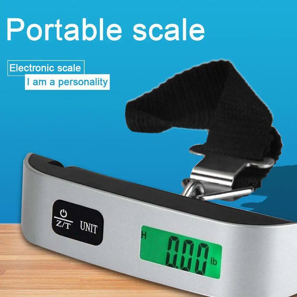 Luggage Scale 110lb 50kg Digital Handheld Portable Hanging Baggage Scale for Travel Suitcase Weight Scale by Reinvent Yourself