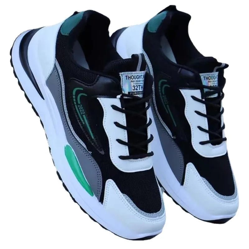Men's New Design Summer Sports Sneakers PVC Mesh Breathable Shoes with Casual Toe Fashionable PVC Insole Running Winter Season - Reinvent Yourself