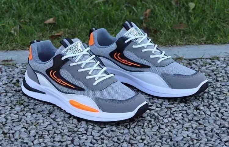 Men's New Design Summer Sports Sneakers PVC Mesh Breathable Shoes with Casual Toe Fashionable PVC Insole Running Winter Season - Reinvent Yourself