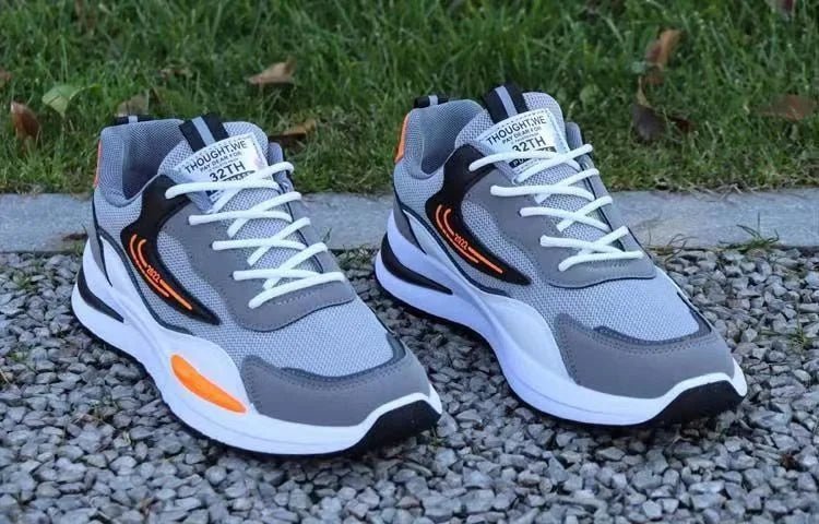 Men's New Design Summer Sports Sneakers PVC Mesh Breathable Shoes with Casual Toe Fashionable PVC Insole Running Winter Season - Reinvent Yourself