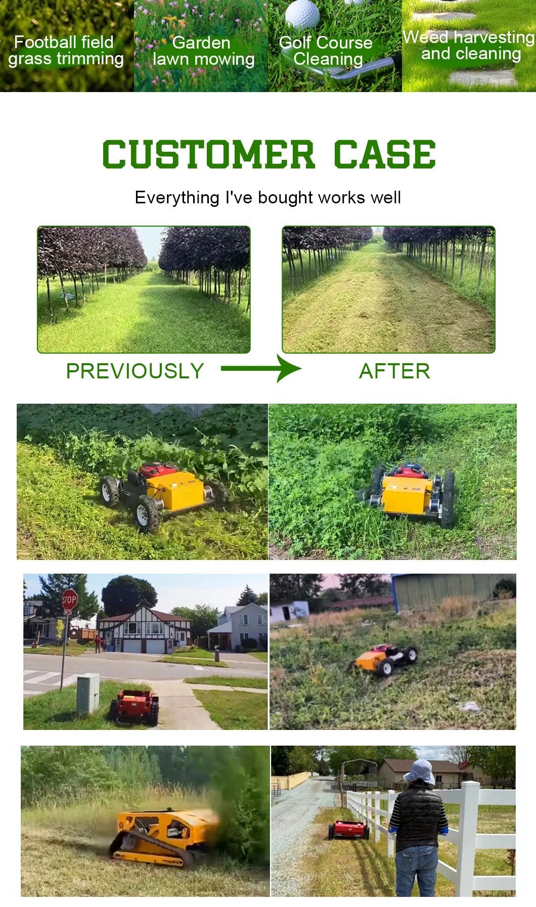 Mini Farm Garden Lawn Mower Smooth And Flexible Rotation Customized High Performance All Terrain Remote Control Robot - Reinvent Yourself
