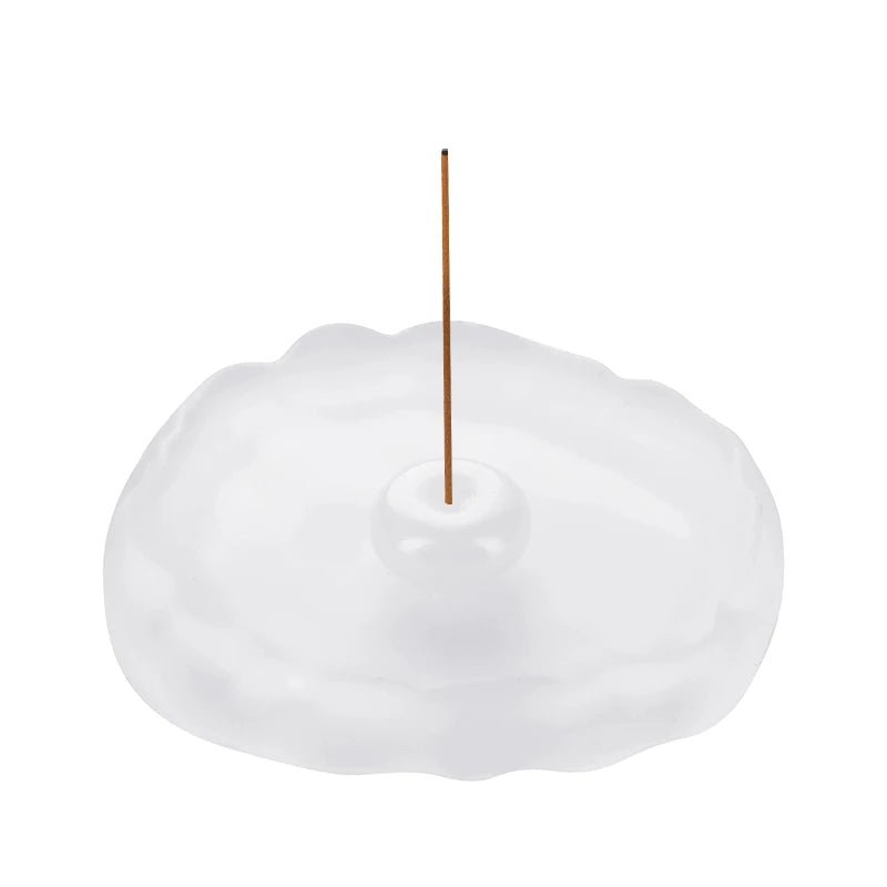 Mini Jade Incense Burner With Glass Plate Ash Catcher Incense Holder Home Decor - Reinvent Yourself