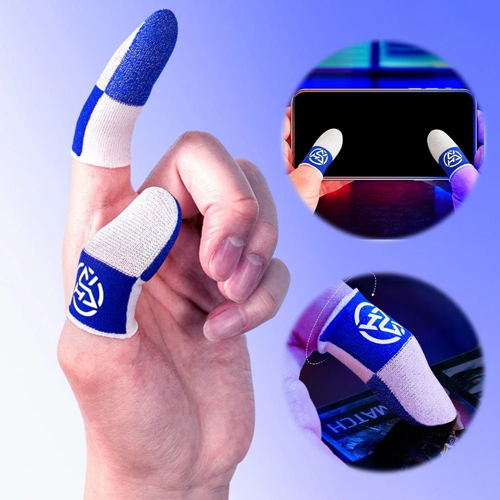 Mobile Game Fingertip Gloves For PUBG Gamer Anti-slip Sweatproof Touch Screen Finger Sleeve Breathable Gaming Finger Cover - Reinvent Yourself