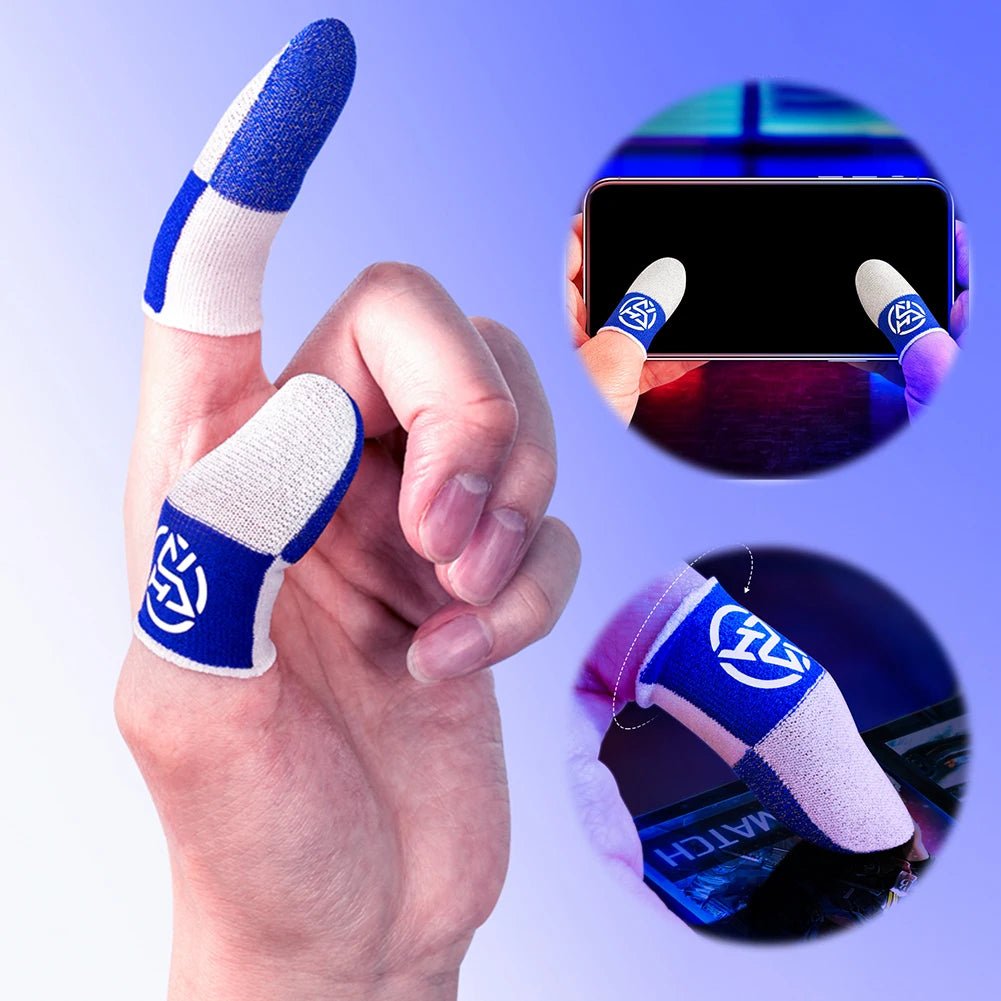 Mobile Game Fingertip Gloves For PUBG Gamer Anti-slip Sweatproof Touch Screen Finger Sleeve Breathable Gaming Finger Cover - Reinvent Yourself