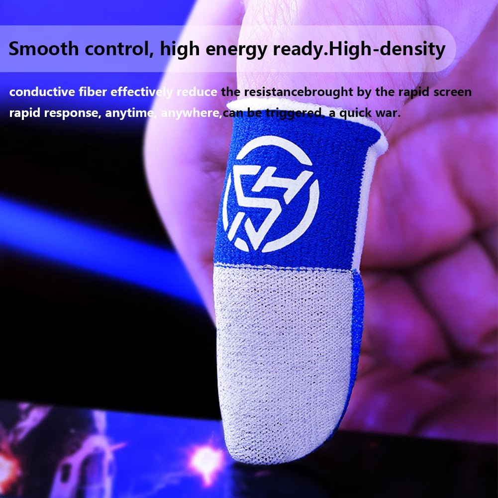 Mobile Game Fingertip Gloves For PUBG Gamer Anti-slip Sweatproof Touch Screen Finger Sleeve Breathable Gaming Finger Cover - Reinvent Yourself