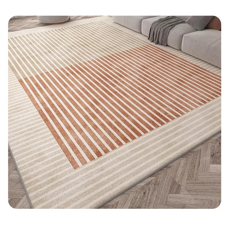 Modern Geometric Pattern Living Room Carpet Soft Non-slip Gaming Room Decoration Rug Light Luxury Easy Clean Coffee Tables Mat - Reinvent Yourself