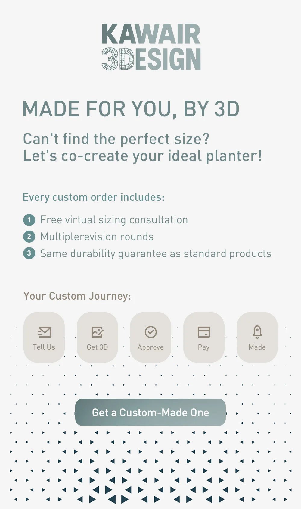 Modern Minimalist 3D Printed Plant Pot – Biodegradable Flower Planter for Home Decor, Eco-Friendly Sustainable Gift (Yuso) - Reinvent Yourself