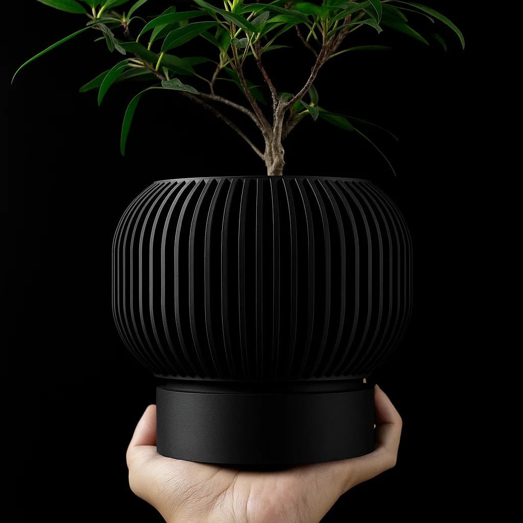 Modern Minimalist 3D Printed Plant Pot – Biodegradable Flower Planter for Home Decor, Eco-Friendly Sustainable Gift (Yuso) - Reinvent Yourself