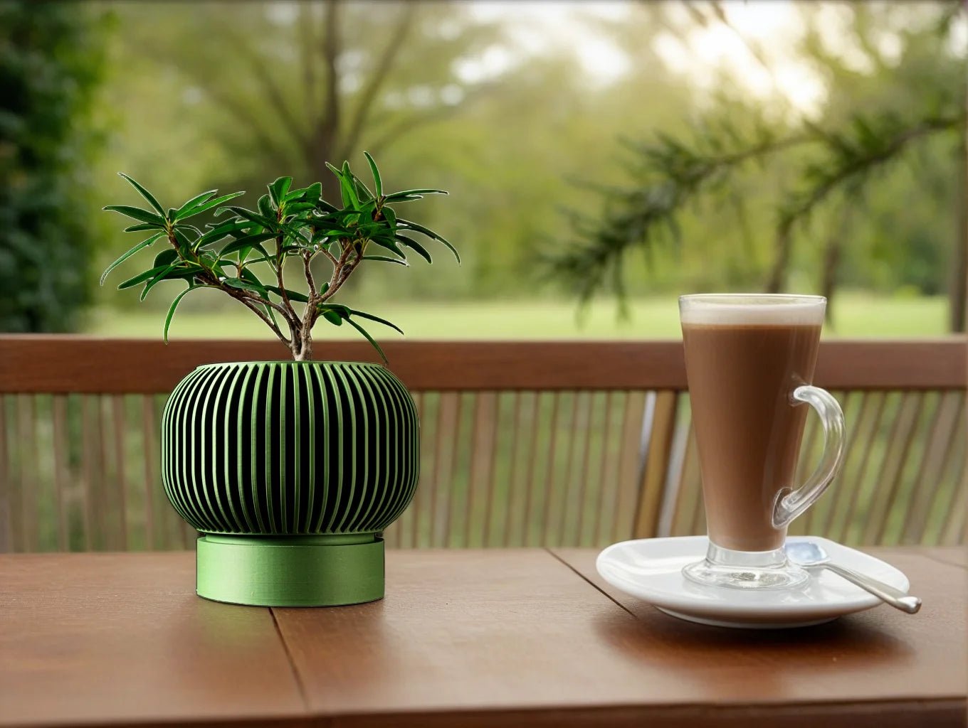 Modern Minimalist 3D Printed Plant Pot – Biodegradable Flower Planter for Home Decor, Eco-Friendly Sustainable Gift (Yuso) - Reinvent Yourself