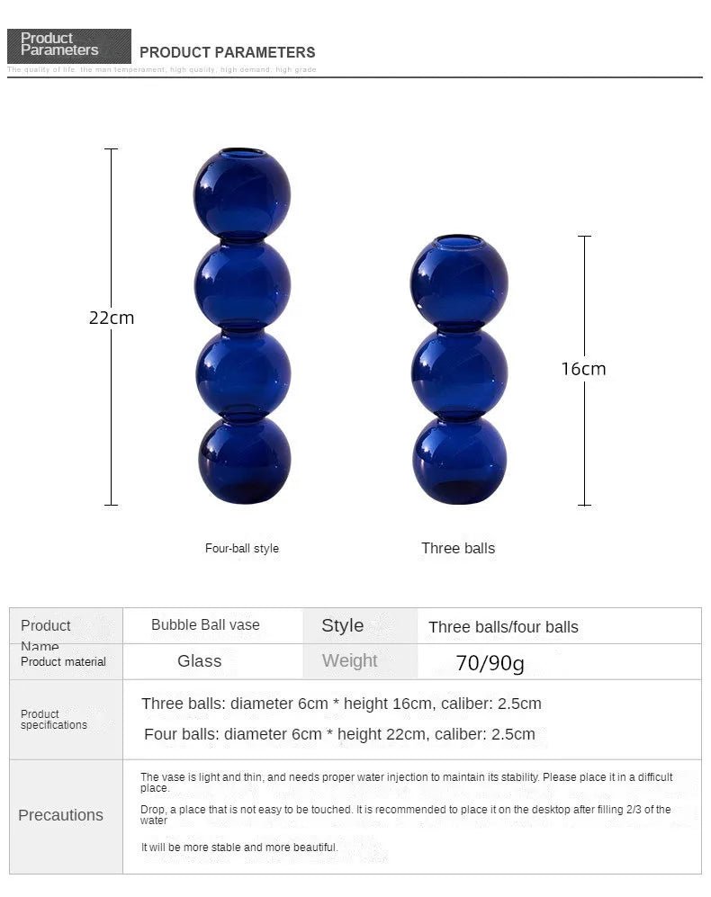 Nordic Glass Vase Home Decor Living Room Decoration Terrarium Flower Vase Plant Pots Decorative Home Accessories Decoration Gift - Reinvent Yourself