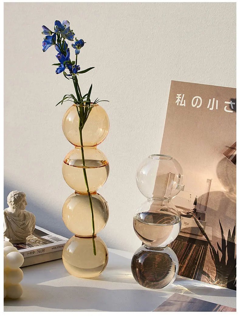 Nordic Glass Vase Home Decor Living Room Decoration Terrarium Flower Vase Plant Pots Decorative Home Accessories Decoration Gift - Reinvent Yourself