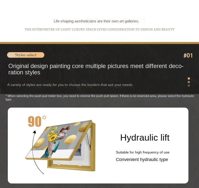 Nordic Home Decor Anime Wall Art Posters Electrical Box Switch Covers With Frame - Reinvent Yourself
