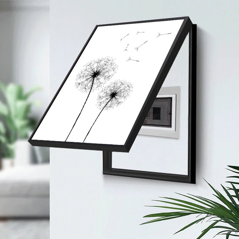 Nordic Home Decor Anime Wall Art Posters Electrical Box Switch Covers With Frame - Reinvent Yourself