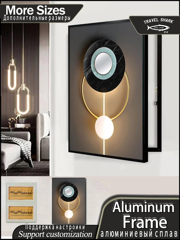 Nordic Home Decor Anime Wall Art Posters Electrical Box Switch Covers With Frame - Reinvent Yourself
