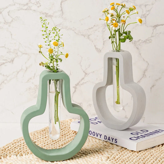 Nordic Style Simple Vase Silicone Mold DIY Hydroponics Flower Pot Craft Gifts Making Plaster Resin Casting Molds Home Decor - Reinvent Yourself