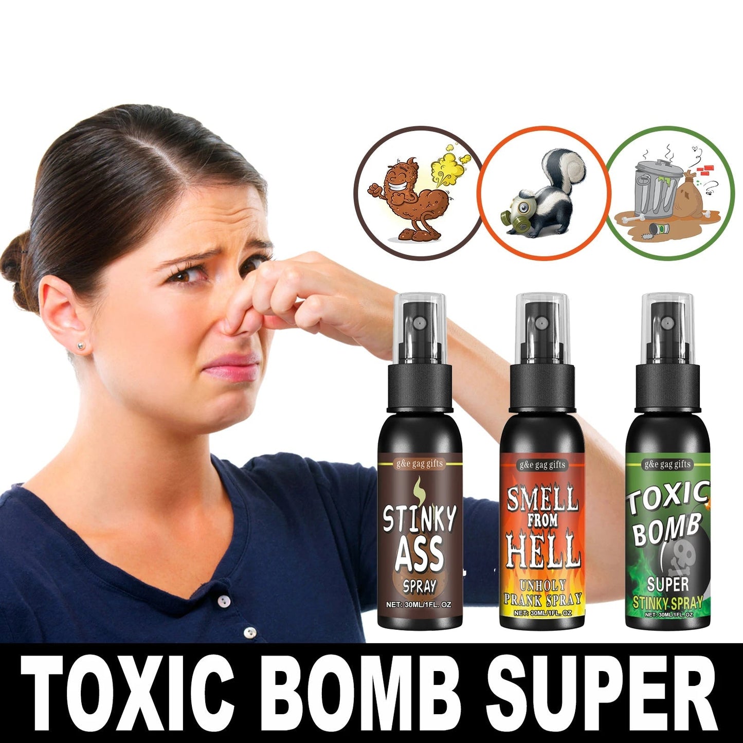 Novelties Liquid Fart Gag Prank Joke Spray Can Stink Bomb Smelly Stinky Gas Joke Sprinkle Prank Family Entertainment Supply - Reinvent Yourself