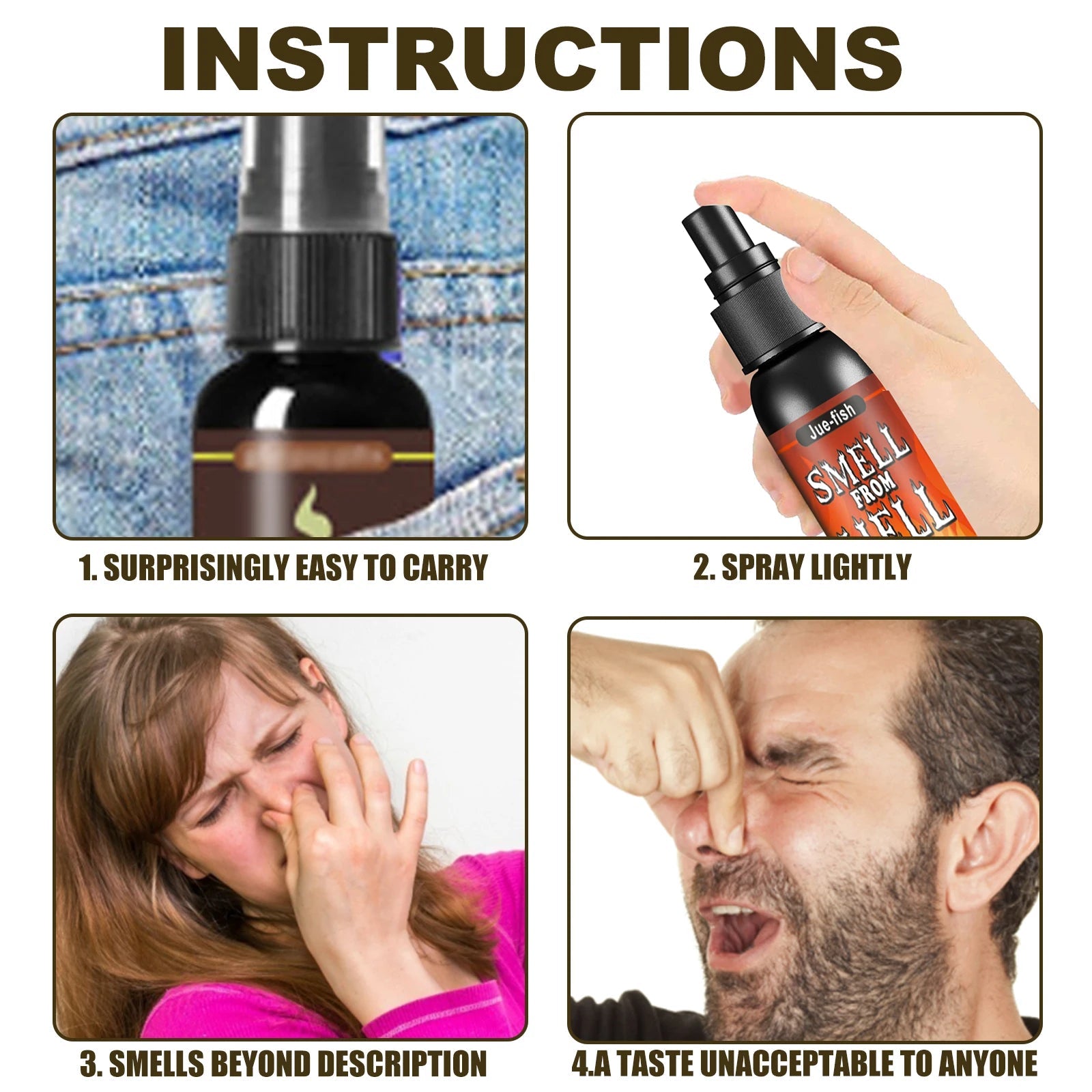 Novelties Liquid Fart Gag Prank Joke Spray Can Stink Bomb Smelly Stinky Gas Joke Sprinkle Prank Family Entertainment Supply - Reinvent Yourself