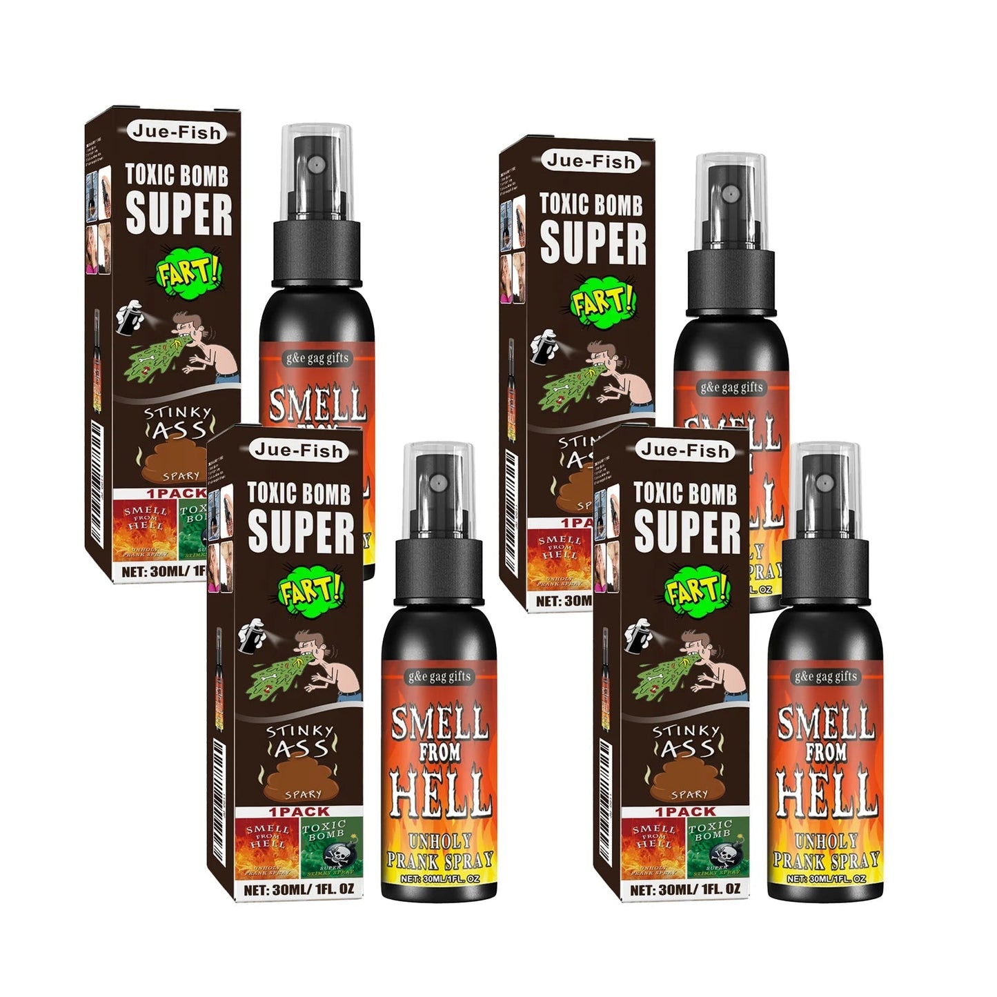 Novelties Liquid Fart Gag Prank Joke Spray Can Stink Bomb Smelly Stinky Gas Joke Sprinkle Prank Family Entertainment Supply - Reinvent Yourself