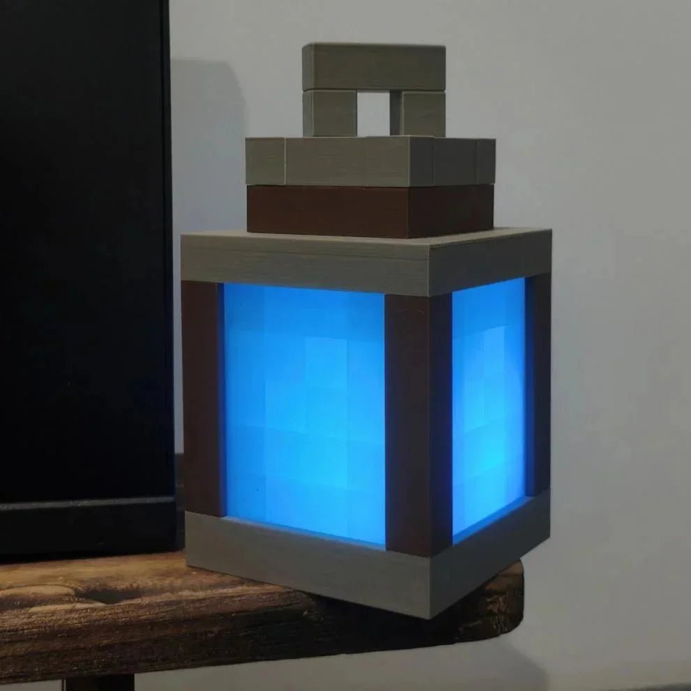 Pixel Style Wall Night Light USB Creative My Worlds Hanging Lantern For Bedroom & Gaming Decor Atmosphere Lamp For Boys Room - Reinvent Yourself