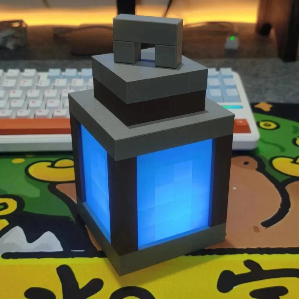 Pixel Style Wall Night Light USB Creative My Worlds Hanging Lantern For Bedroom & Gaming Decor Atmosphere Lamp For Boys Room - Reinvent Yourself