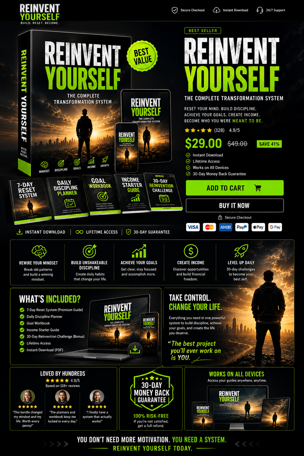 Reinvent Yourself: The Complete Transformation System by Reinvent Yourself