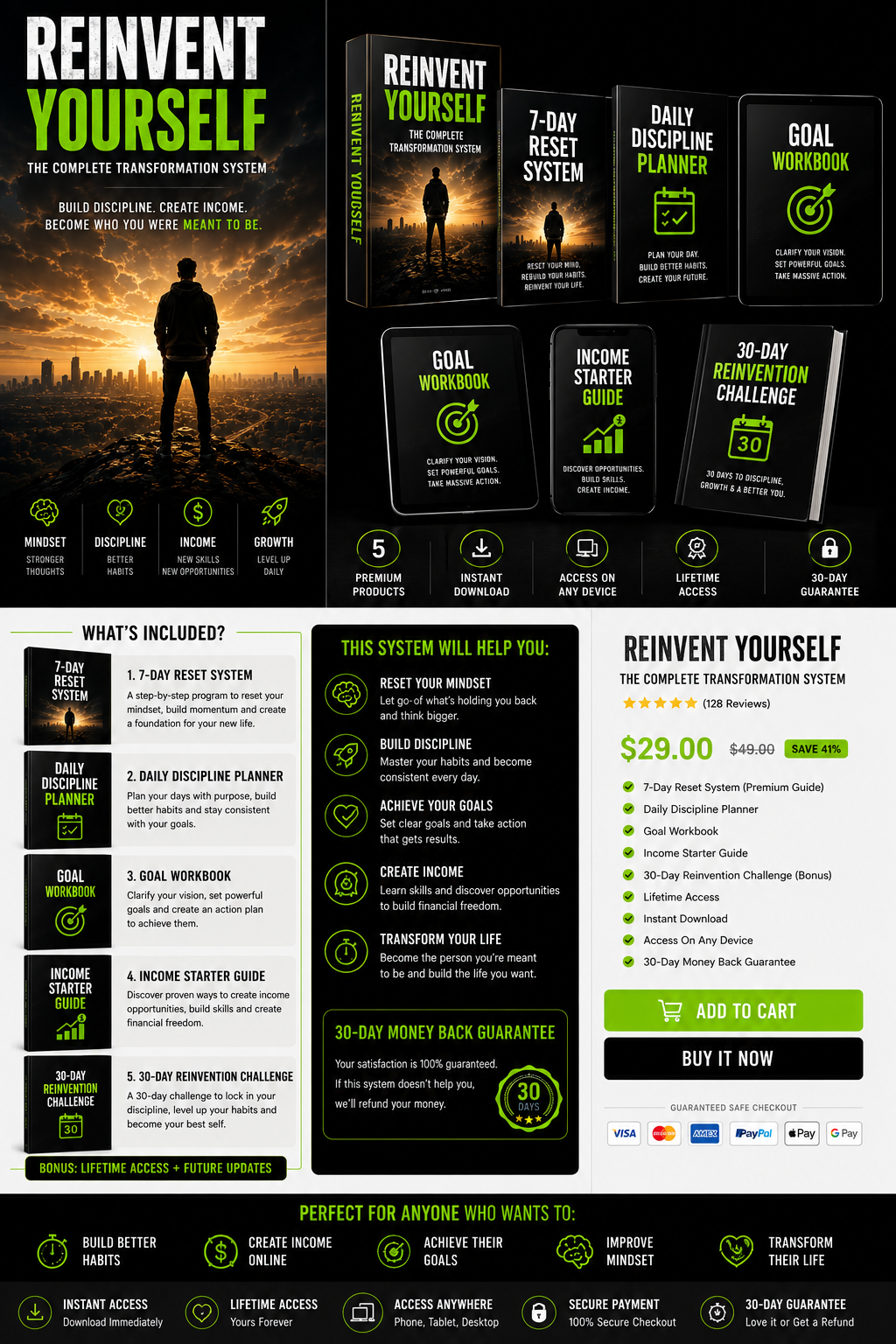 Reinvent Yourself: The Complete Transformation System by Reinvent Yourself