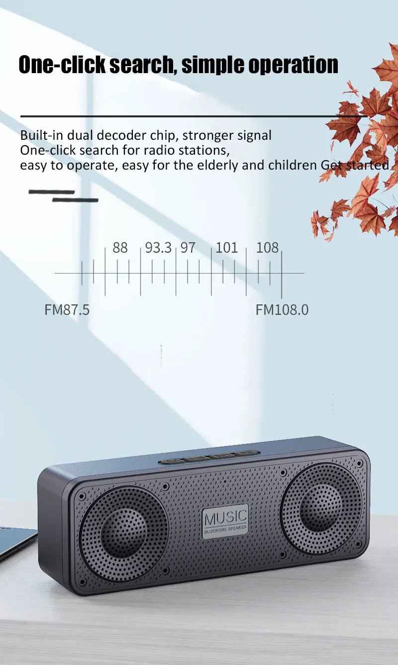 S18 Wireless Creative Bluetooth Smart Speaker Mobile Phone Audio Computer Subwoofer Outdoor Convenient Radio - Reinvent Yourself